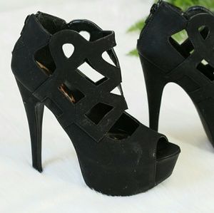 Trendy Cage Platform Heels